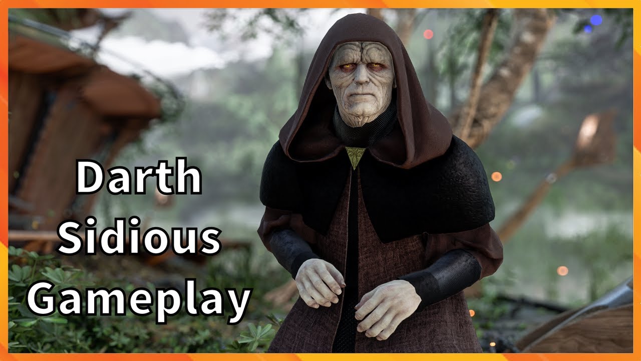 Darth Sidious Gameplay Star Wars Battlefront 2