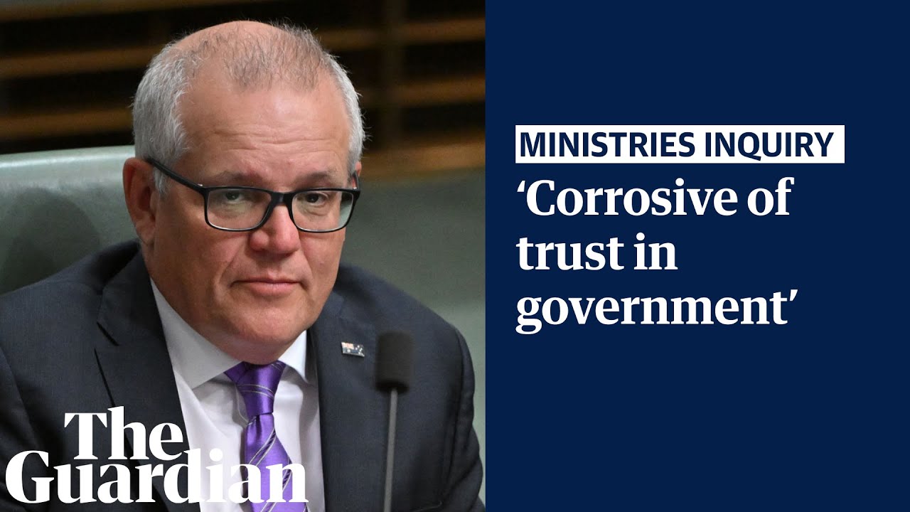 'Corrosive of trust in government': PM addresses report on Morrison's secret ministries