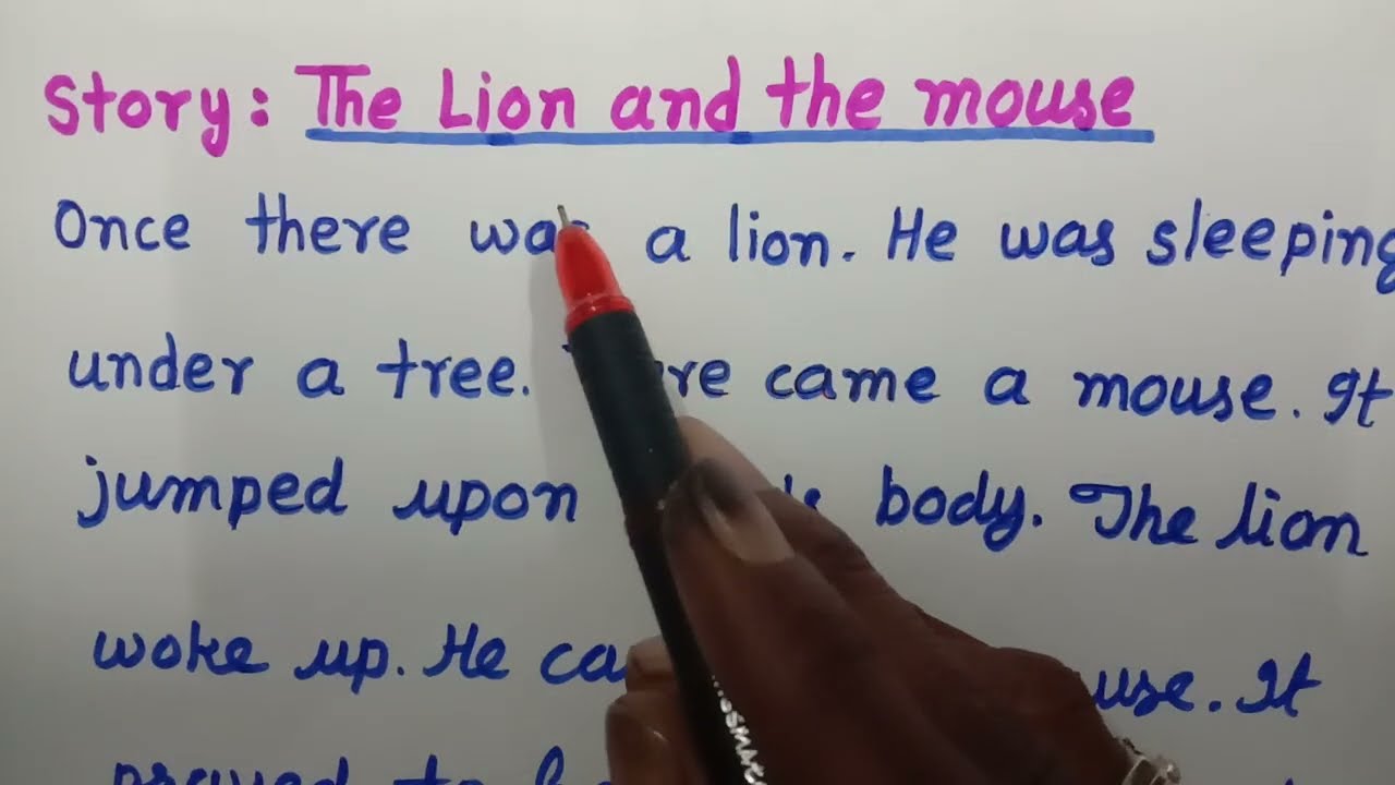 STORY THE LION AND THE MOUSE