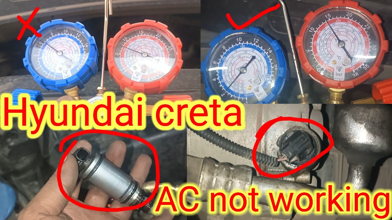 Hyundai creta AC compressor wall change##Hyundai creta cooling problem##Hyundai creta cooling wall##