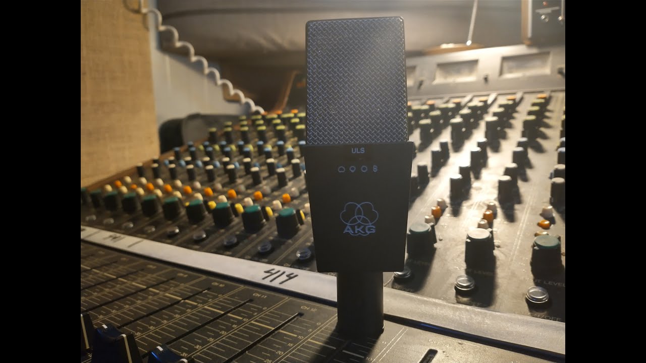 Studio Attic Youtube Tests -  AKG C414 B-ULS