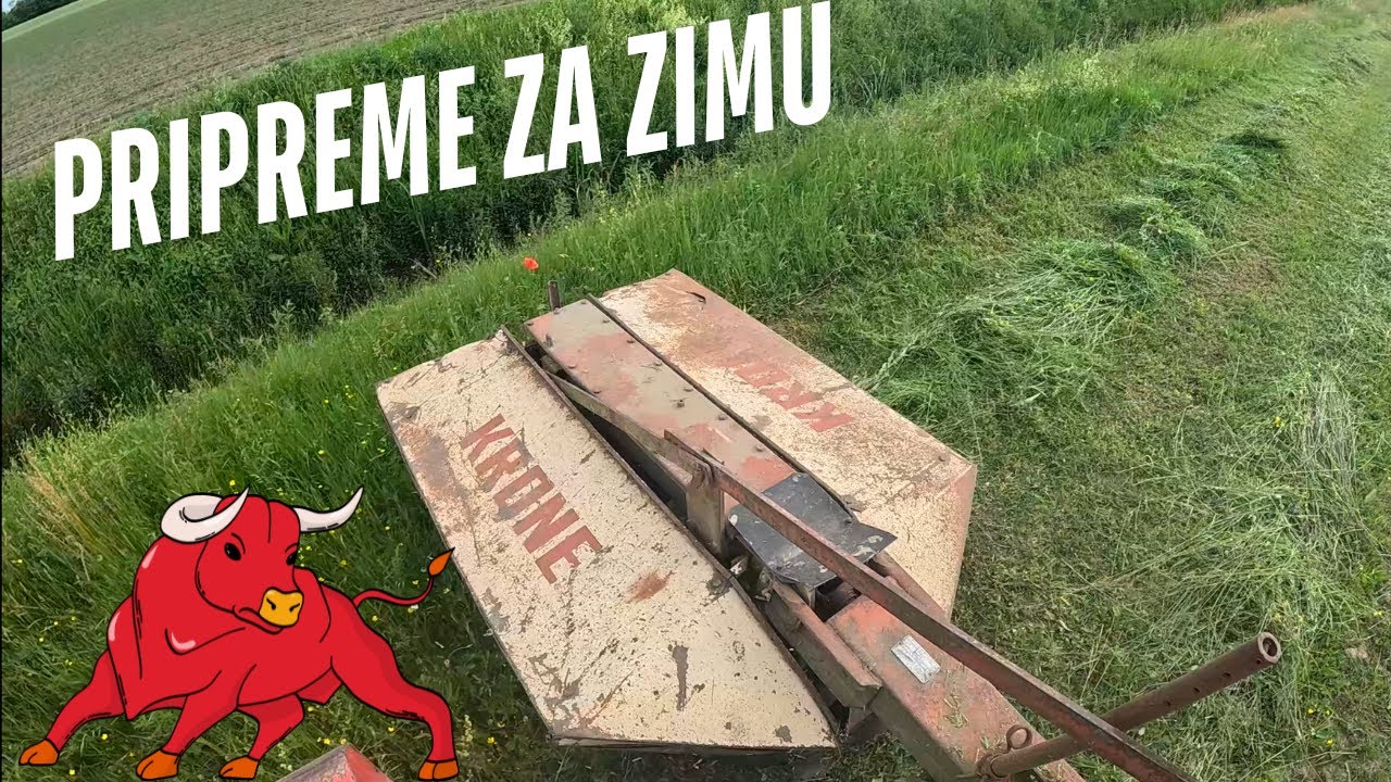 KOSIMO SIJENO BIKOVIMA - PRIPREMAMO SE ZA ZIMU -  LAJE ZEKAN LAJE KRONE - ZETOR 4911 - KRONE 165