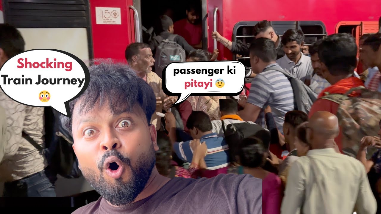 DELHI to VISAKHAPATNAM most Crowded Train 😨 | Andhra Pradesh Express Train  journey | AP Express