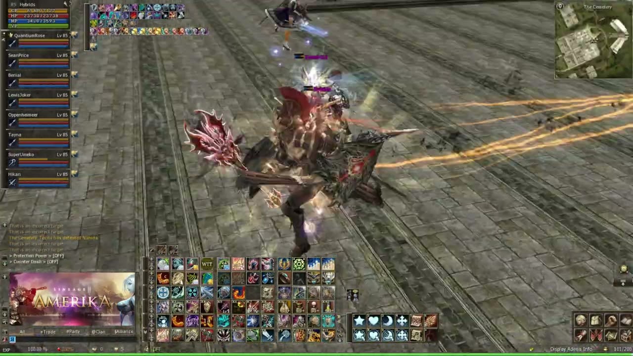 Lineage II Amerika - PvP Zone - Some PvP against Transudos