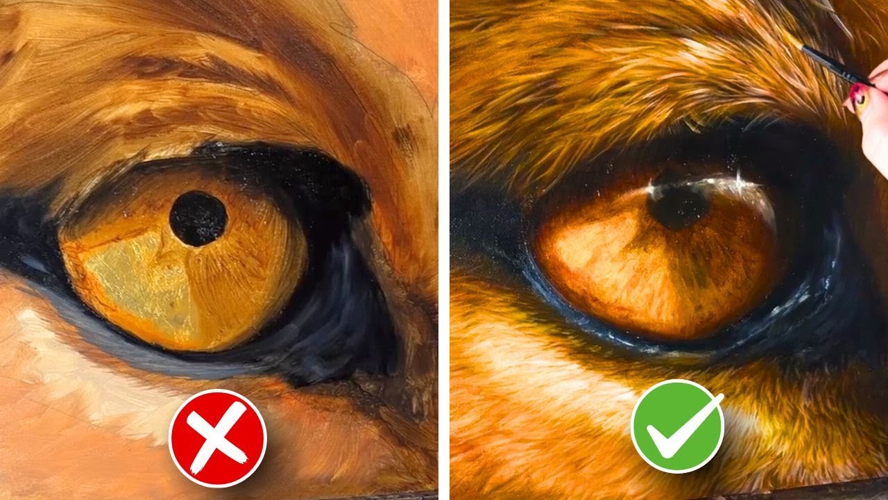 How To Paint Animal EYES That Feel ALIVE