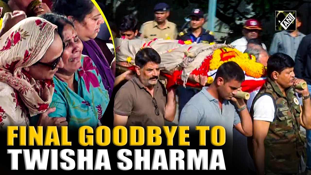 Twisha Sharma Death: Friends and family bid emotional goodbye to Twisha Sharma