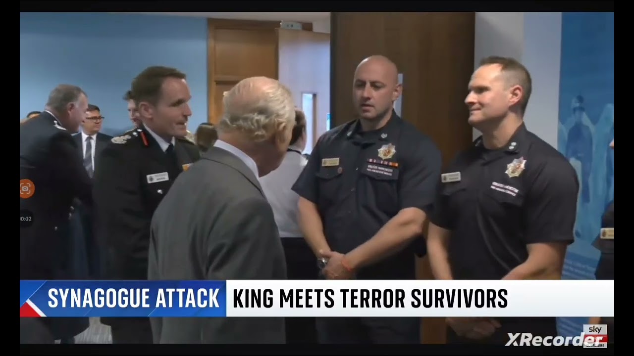 Lt Col Jonny Thompson with The King in Manchester 20.10.25 ✡️👑💟