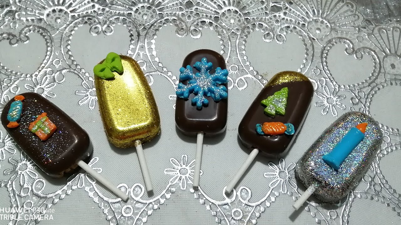Paletas tipo mágnum 4 rellenos diferentes