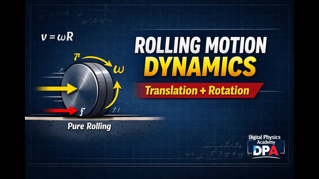Lecture-15: Dynamics of Combined Translational and Rotational Motion
