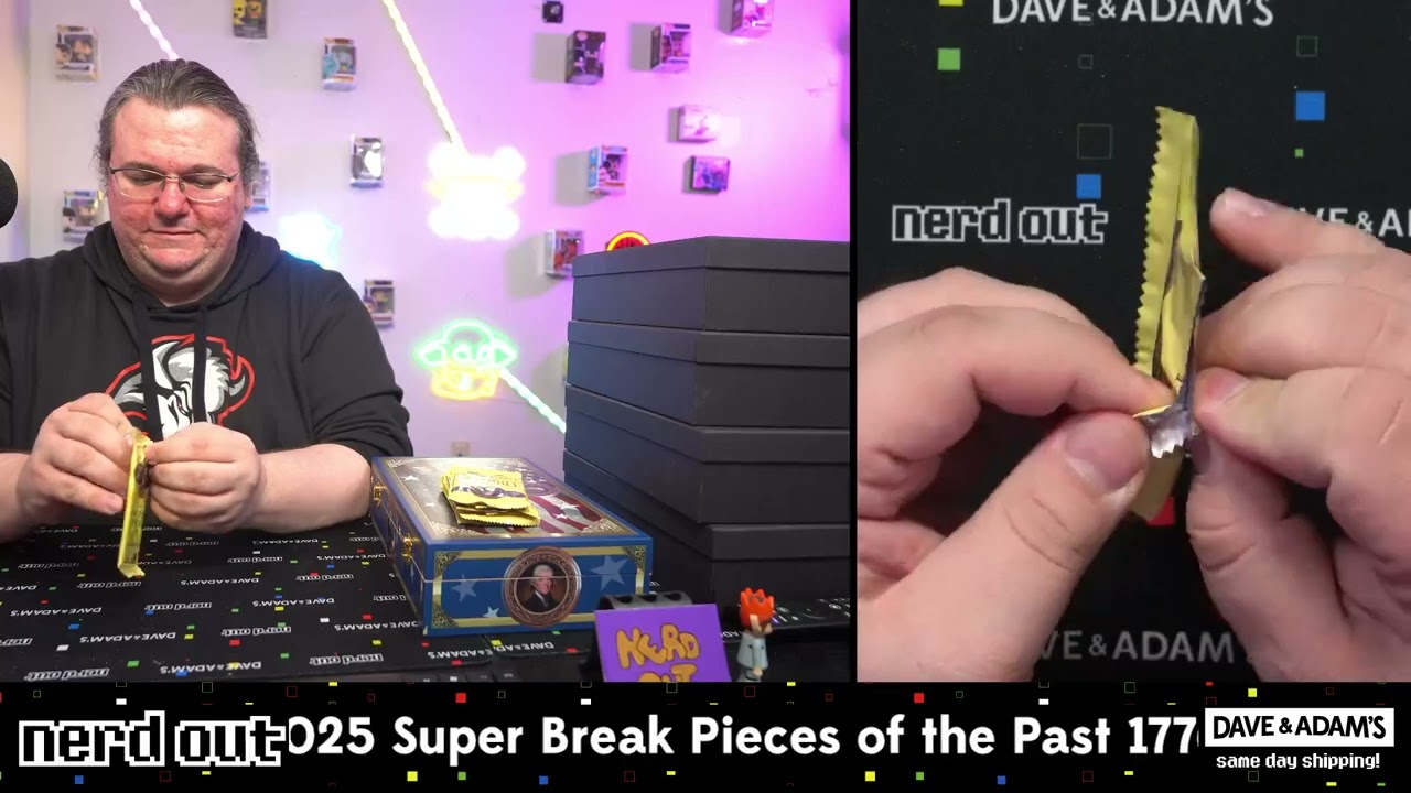 «Части прошлого 1776: Издание «Борцы за свободу»» Hobby Case 5-Spot Box Break #1 12.03.2025