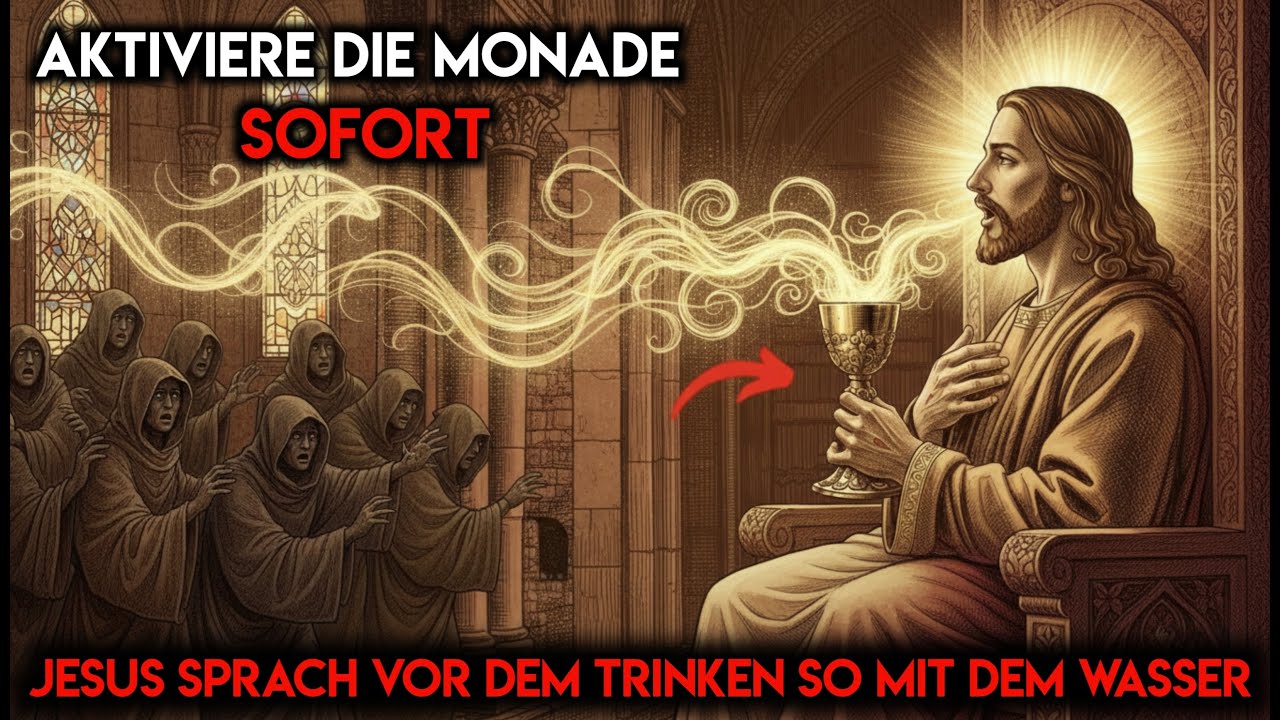 Jesus sprach zwei Worte über dem Wasser, um die Monade zu aktivieren – Trink dies und spüre es sofor