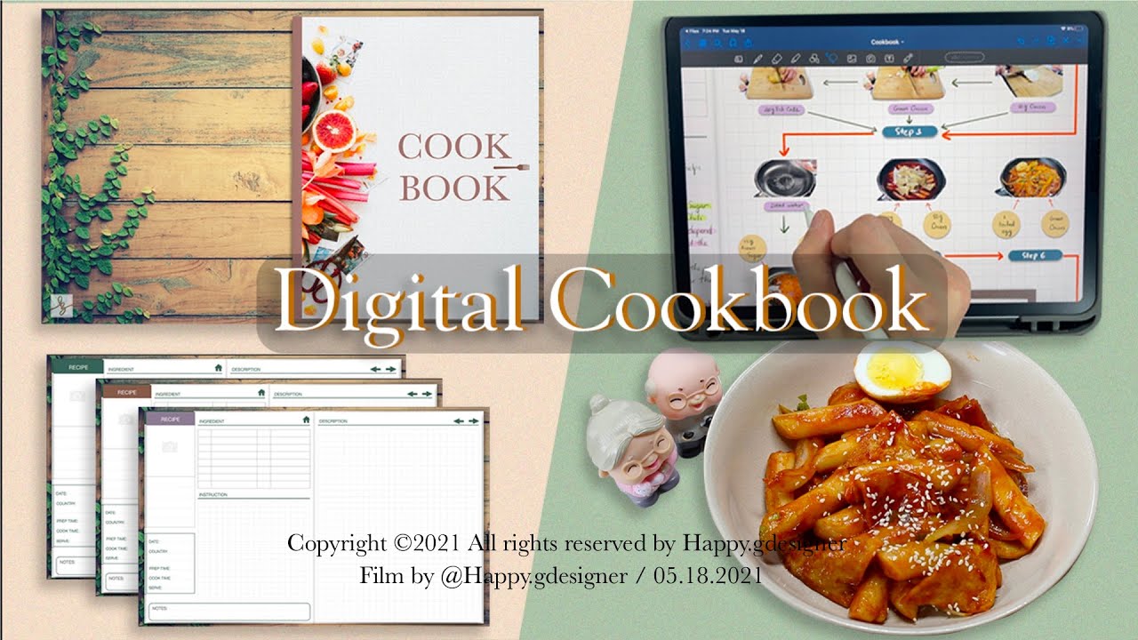 Digital Cookbook (use for GoodNote5) *FREE DOWNLOAD
