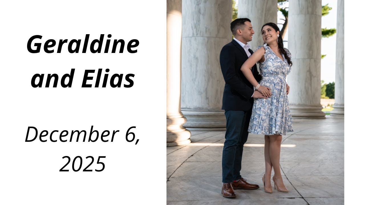 Holy Sacrament of Matrimony: Geraldine Niño and Elias Chuki - December 6, 2025