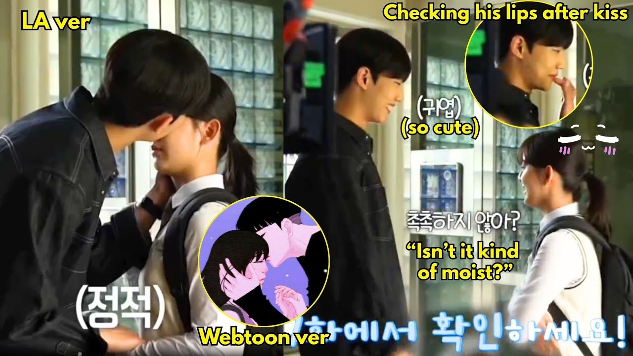 Both Junyoung & Jihu got all shy after filming THAT EYE KISS!! Jihu literally kicked junyoung lmao💀