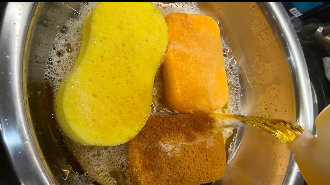 Pine Cleaner | Asmr Sponge 🤍