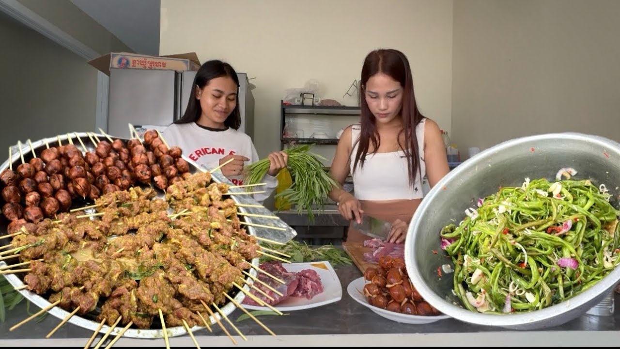 I Cook A Huge Beef Skewers For My Kids 