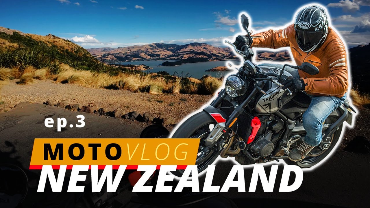 Twisty roads of New Zealand - Triumph Trident 660 - Engine sound only, 4K