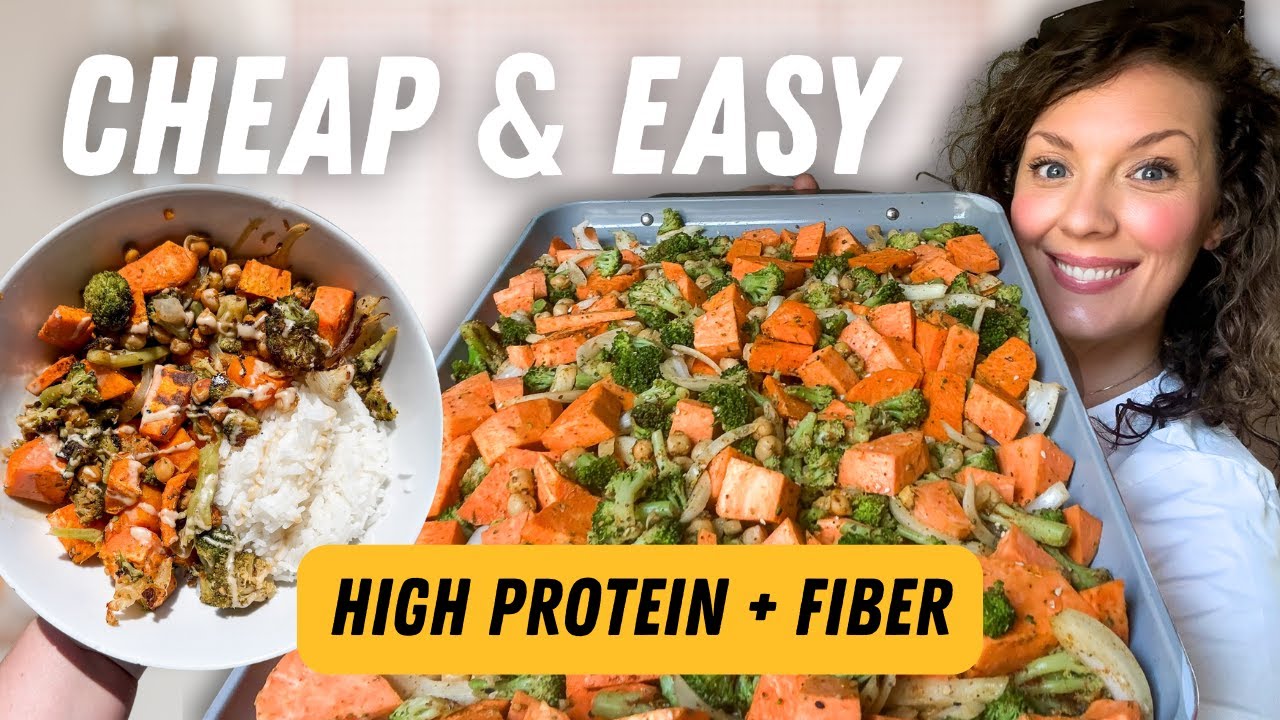 Нут и сладкий картофель в одной сковороде | Бюджетный ужин с высоким содержанием белка