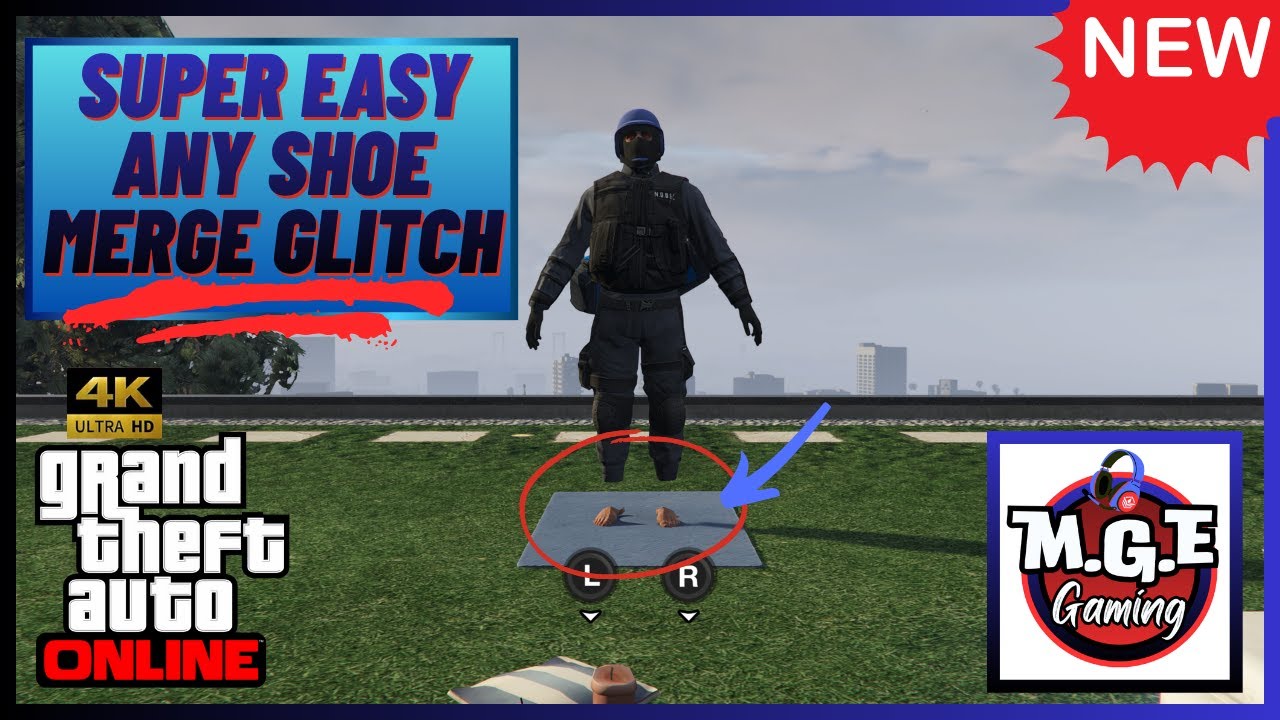 SUPER EASY ANY SHOE MERGE GLITCH IN GTA ONLINE.#gtaonline