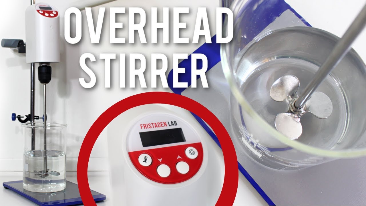 Why you need an Overhead Stirrer; Fristaden Lab Review - MakingSkincare Products