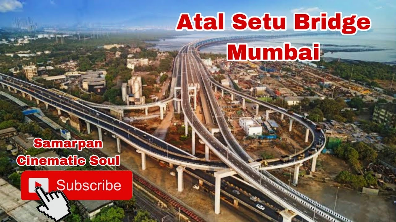 Atal Setu Bridge 🌉 Mumbai☝️🎢 