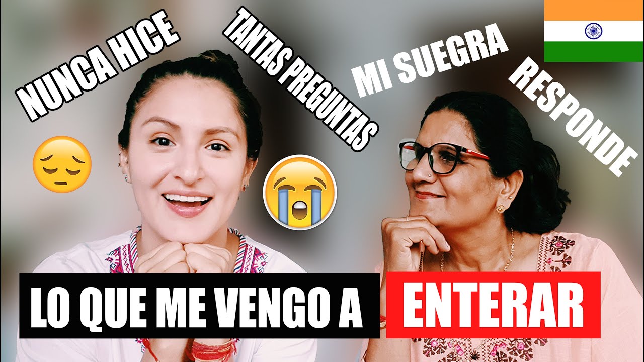 🙅‍♀ TAG DE LA SUEGRA INDIA ! Me aceptaba? | Mi suegra Extranjera