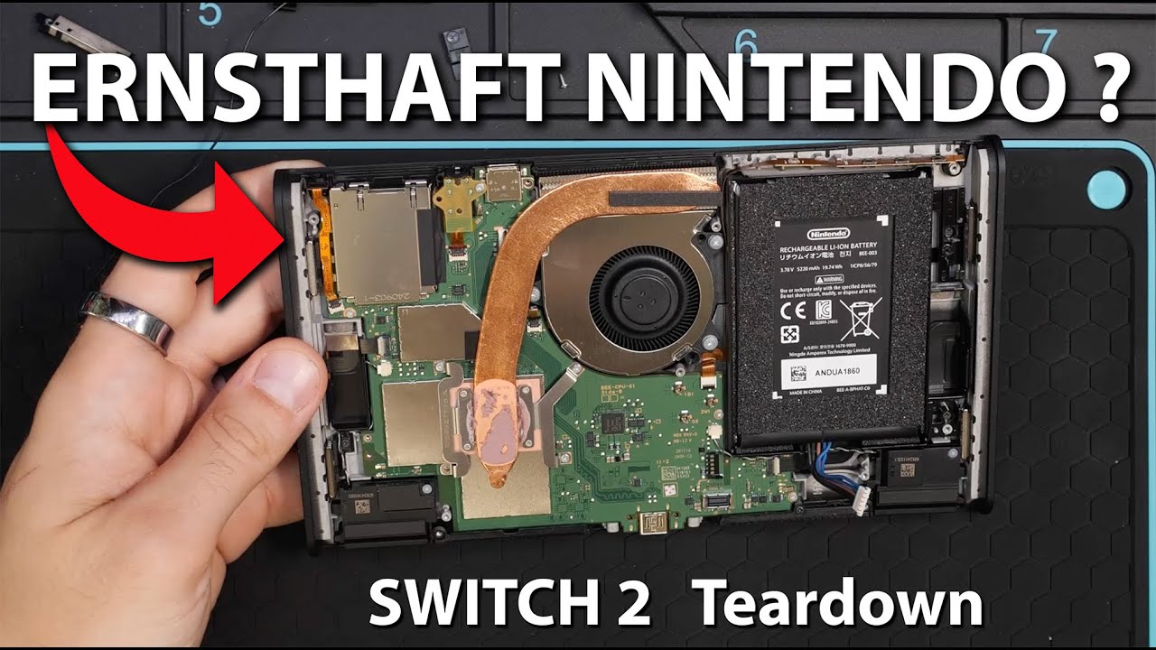 Switch 2 aufgeschraubt – Nintendo, das ist nicht euer Ernst!