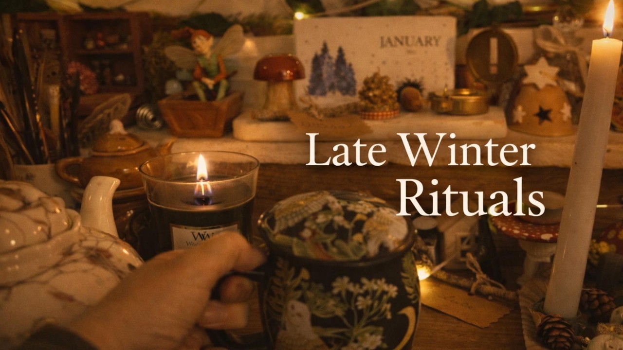 Ритуалы поздней зимы 🕯 🌿 Небольшие жесты, чтобы пережить зиму