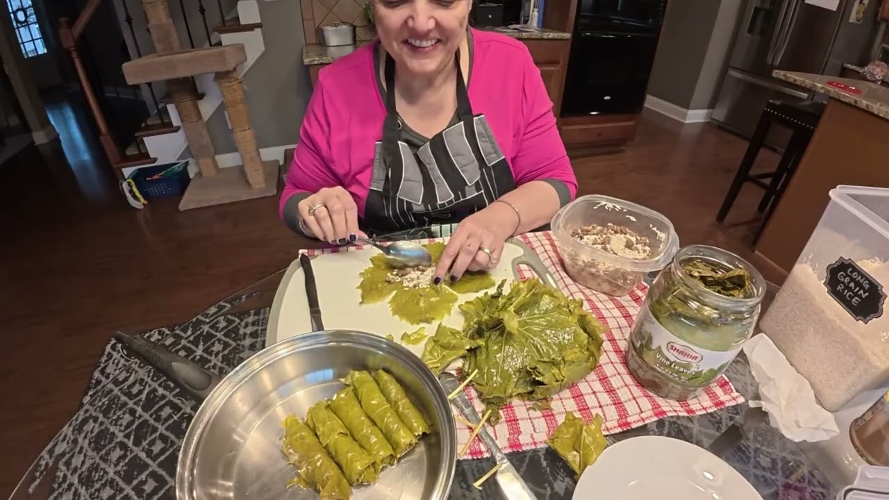 Rolling Grape Leaves