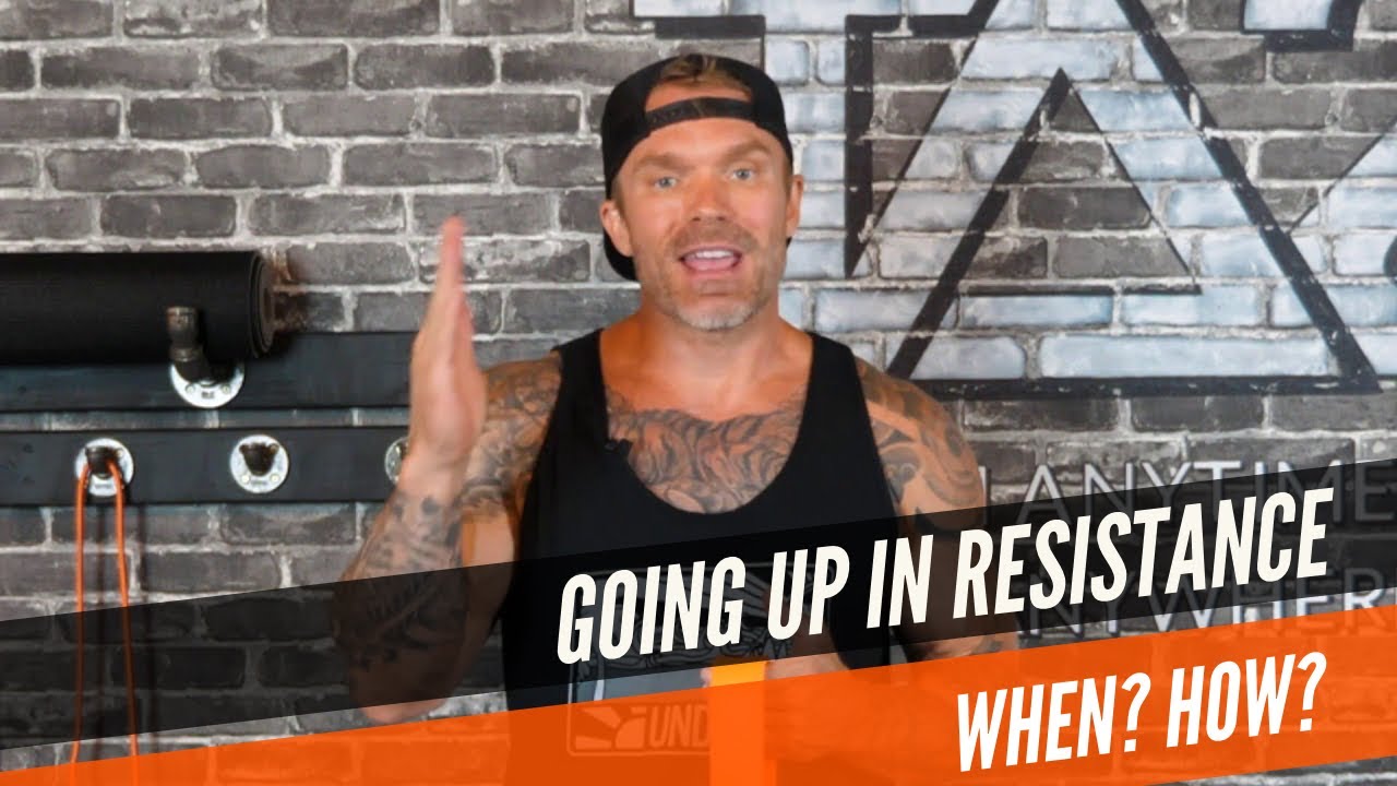 Resistance Band Tip: WHEN To Go Up In Resistance and HOW To Do That