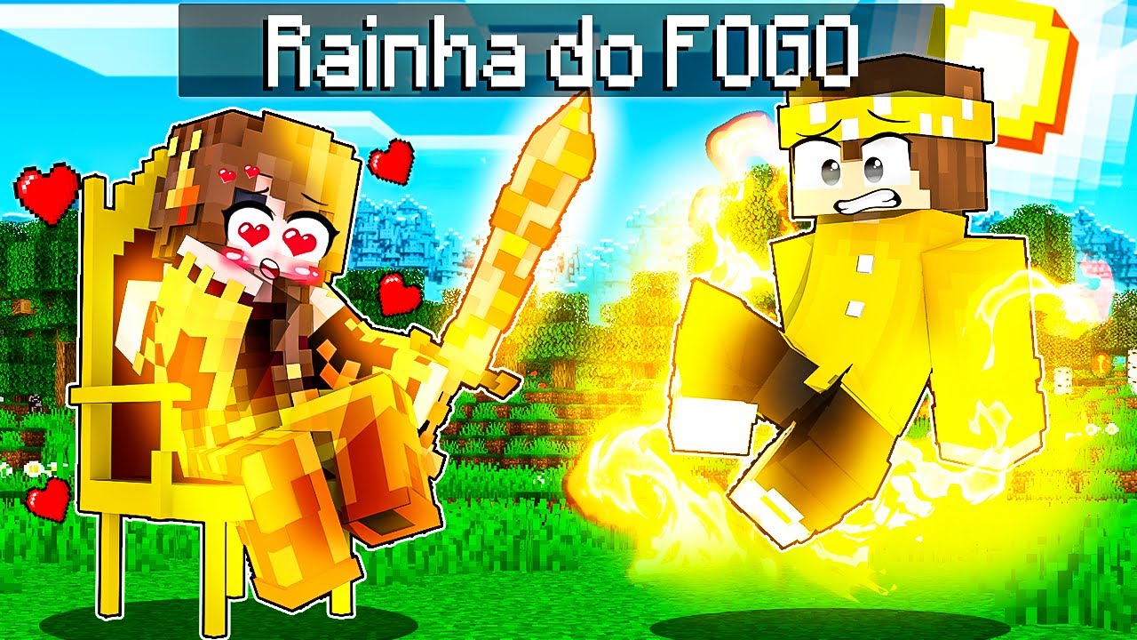 A RAINHA DE FOGO está APAIXONADA POR MIM no Minecraft ‹ Alex ›