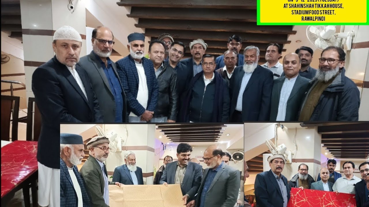 Farewell Party of Retired Private secretaries of M/o Planning, Dev & SI on 9-12-25, haseebblti