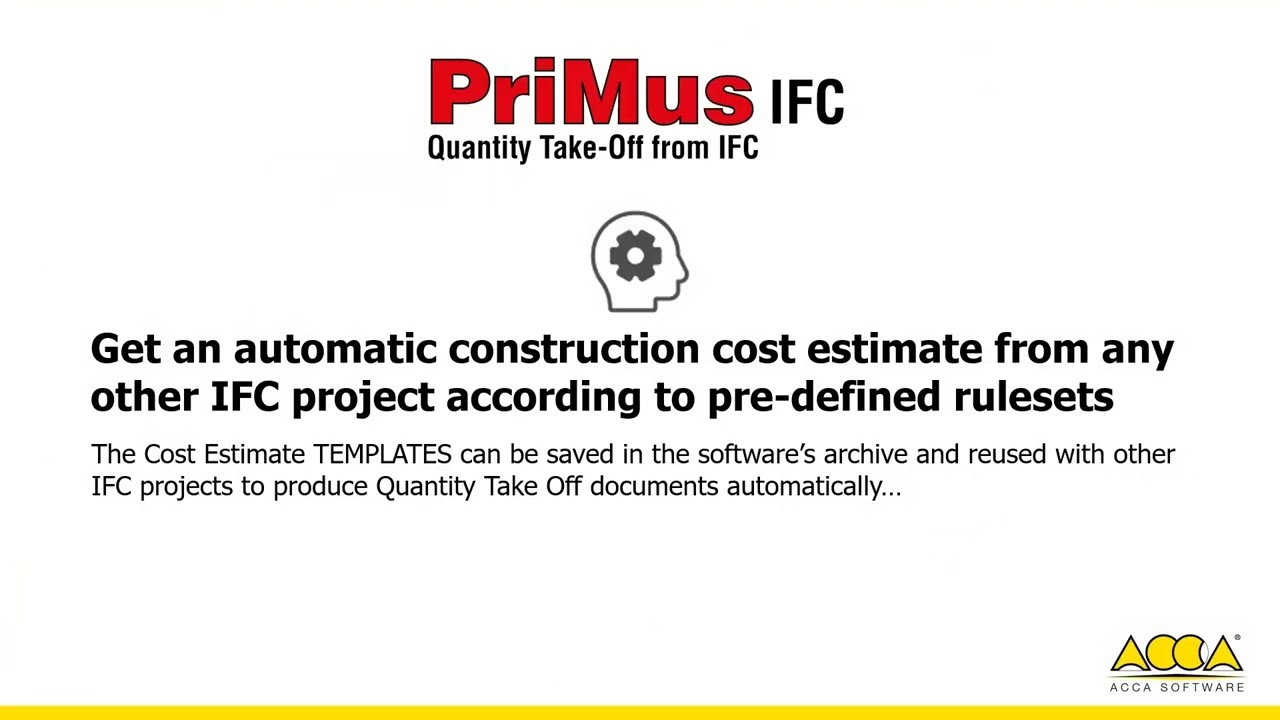 5D BIM software | PriMus IFC DEMO | ACCA software