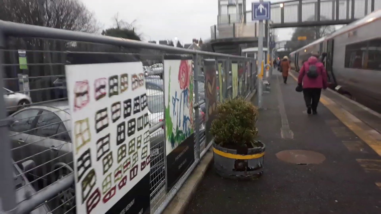 Train journey from Portarlington to Tullamore