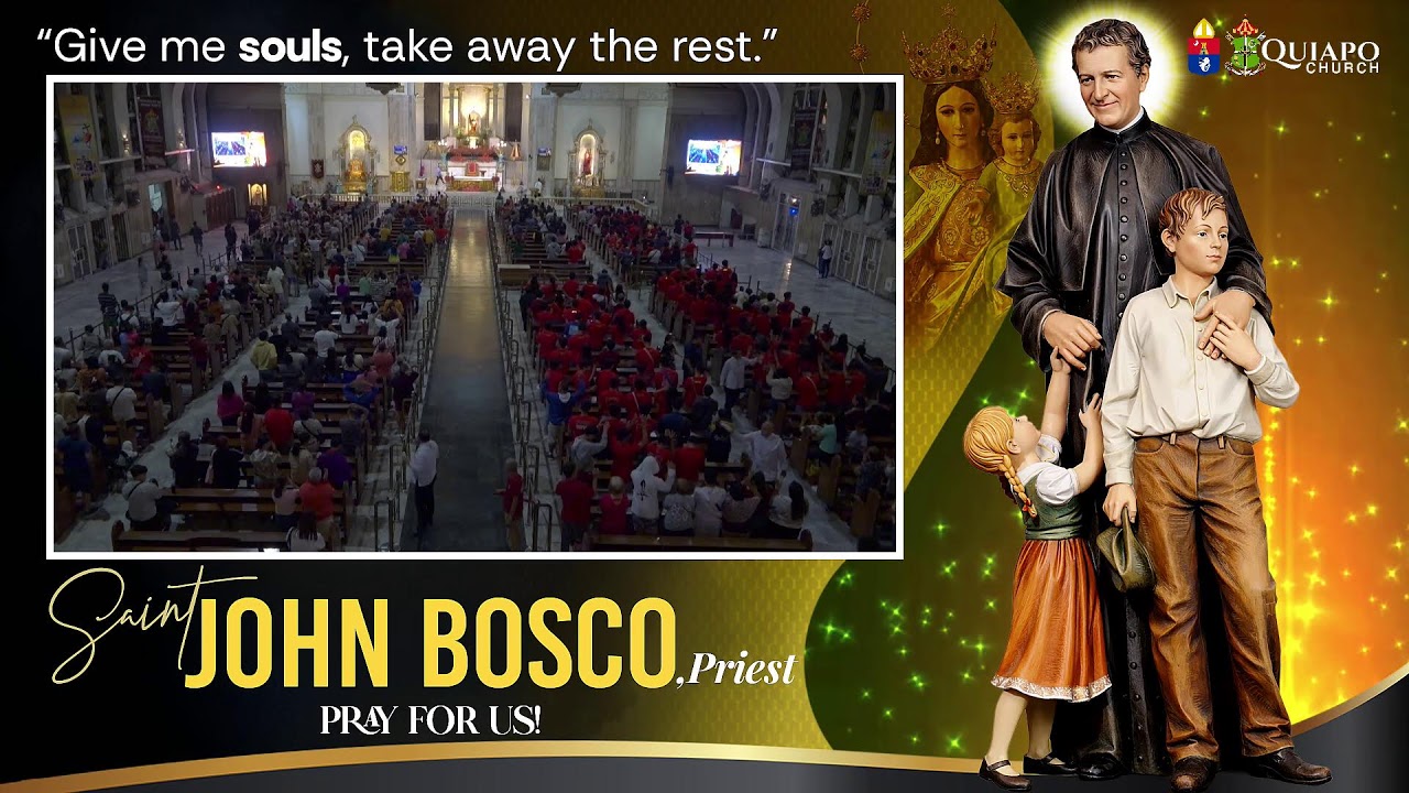 #QuiapoChurch 5AM LIVE MASS • 31 JANUARY 2026 • Memorial of SAINT JOHN BOSCO, Priest