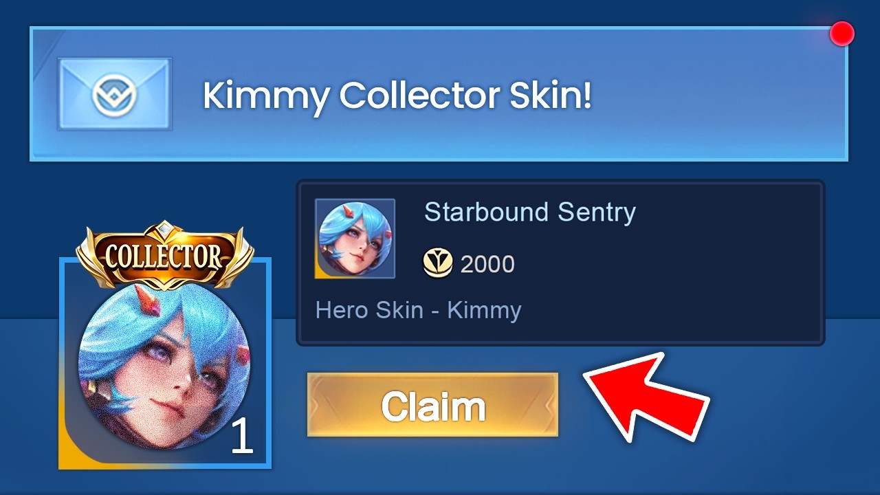 CLAIM FREE Kimmy Collector Skin in MLBB (REDEEM CODE)