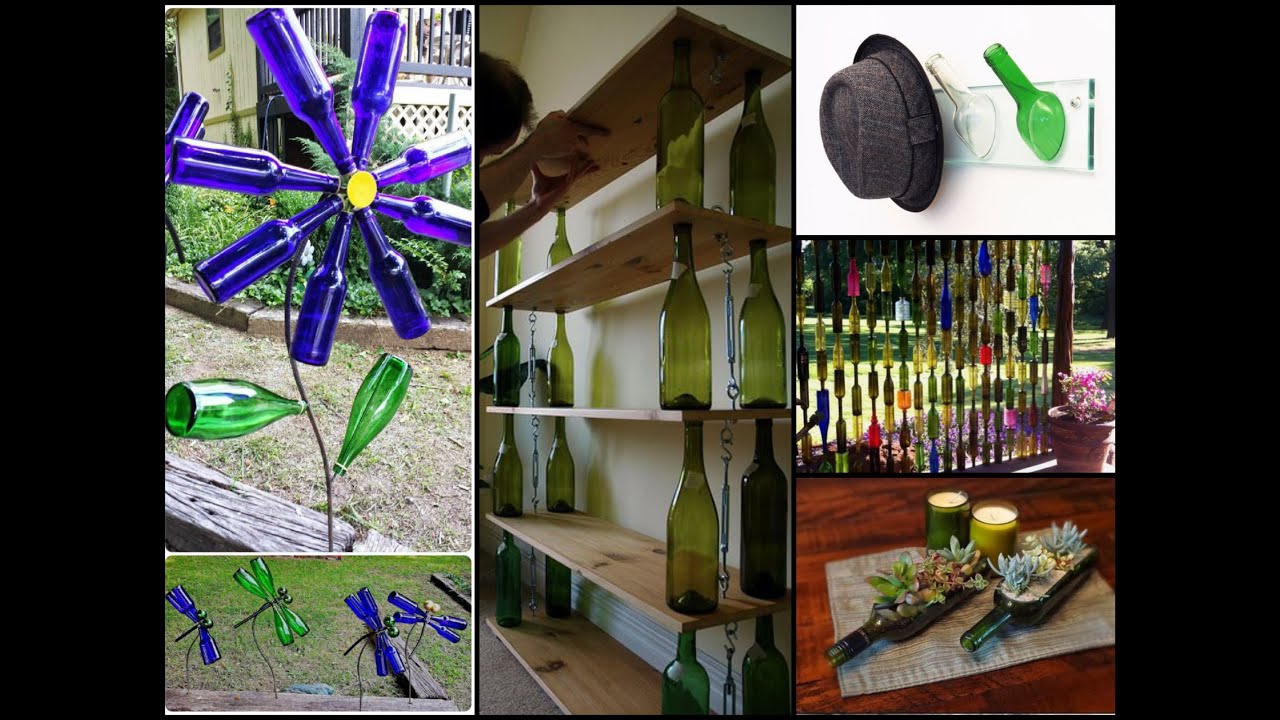 DIY Recycled Wine Bottles Ideas - Wine Bottle Crafts Inspo