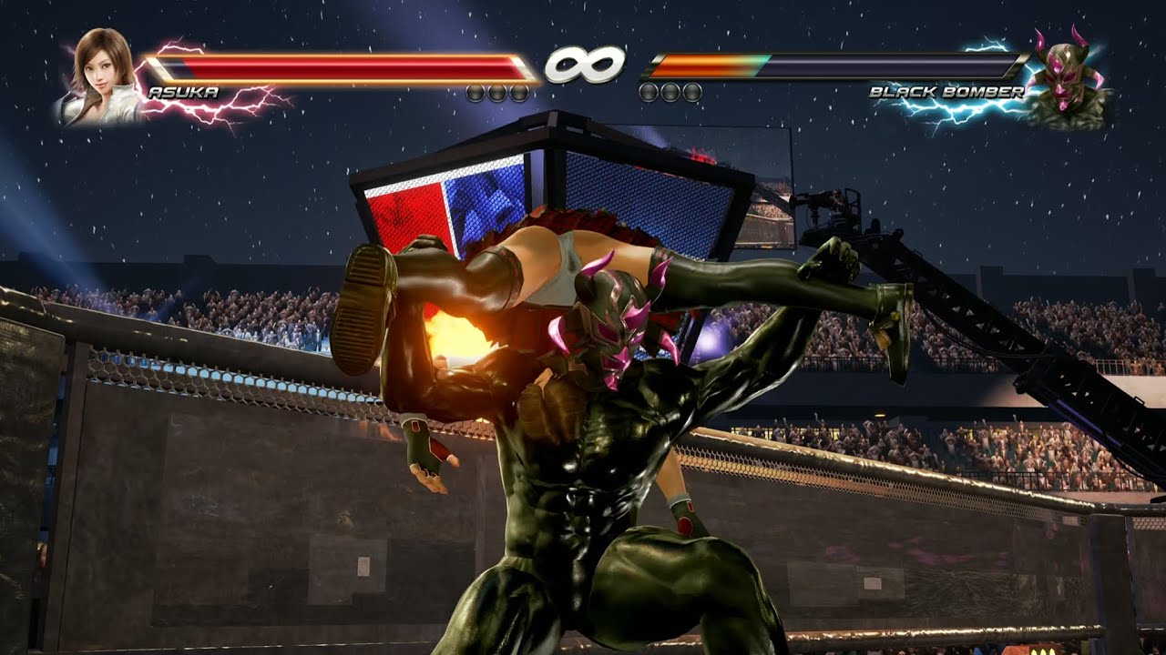鉄拳7 飛鳥 VS 改造リョナレスラー　Tekken 7 Asuka ryona