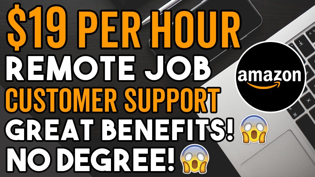 Amazon Work From Home Jobs 2023 $19/Hr Customer Support No Degree Shop Bop Work From Home Jobs 2023