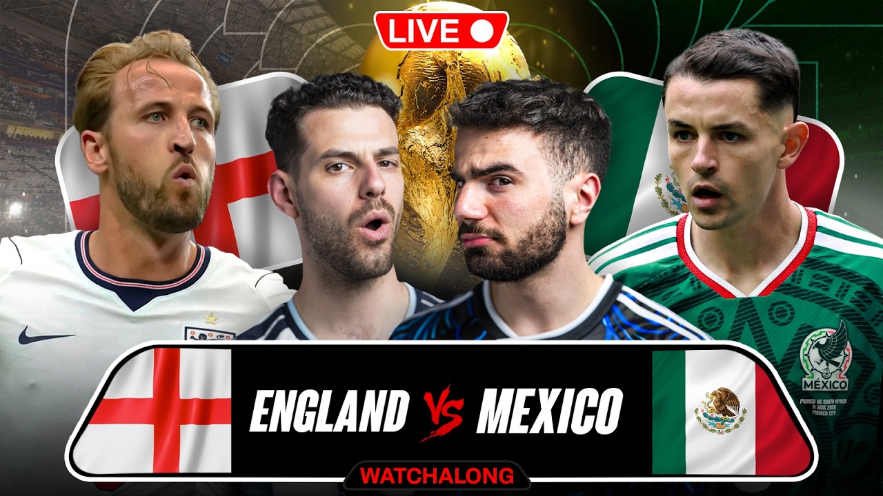 MEXICO VS ENGLAND WORLD CUP WATCHALONG!