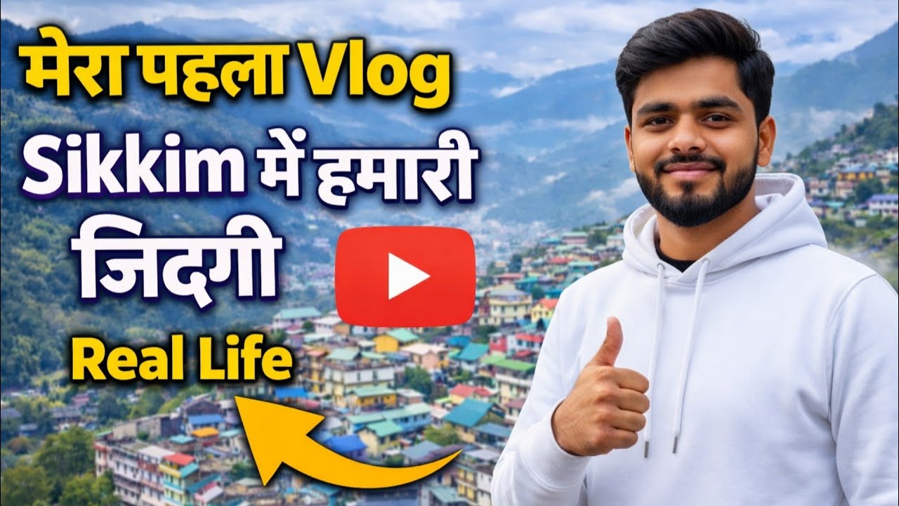 मेरा पहला Vlog | Sikkim में हमारी जिंदगी | Real Life#viral 