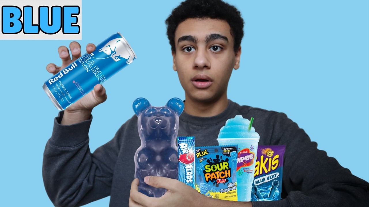 Eating Only ONE Color of Food for 24 Hours!!!