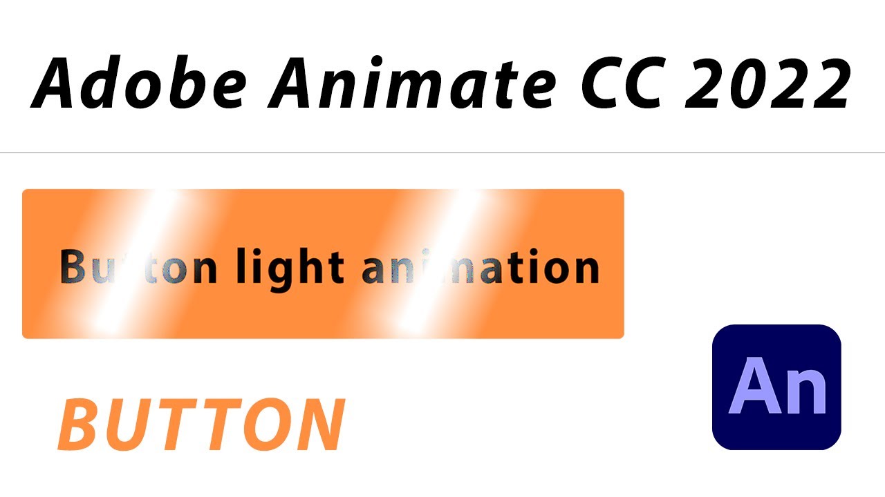 Adobe Animate CC - light effect on the button - HTML5