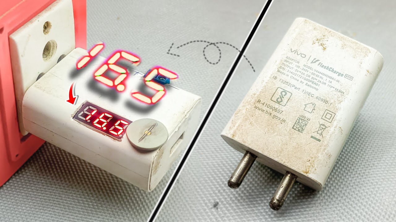 Old mobile charger to variable power supply #diy #power