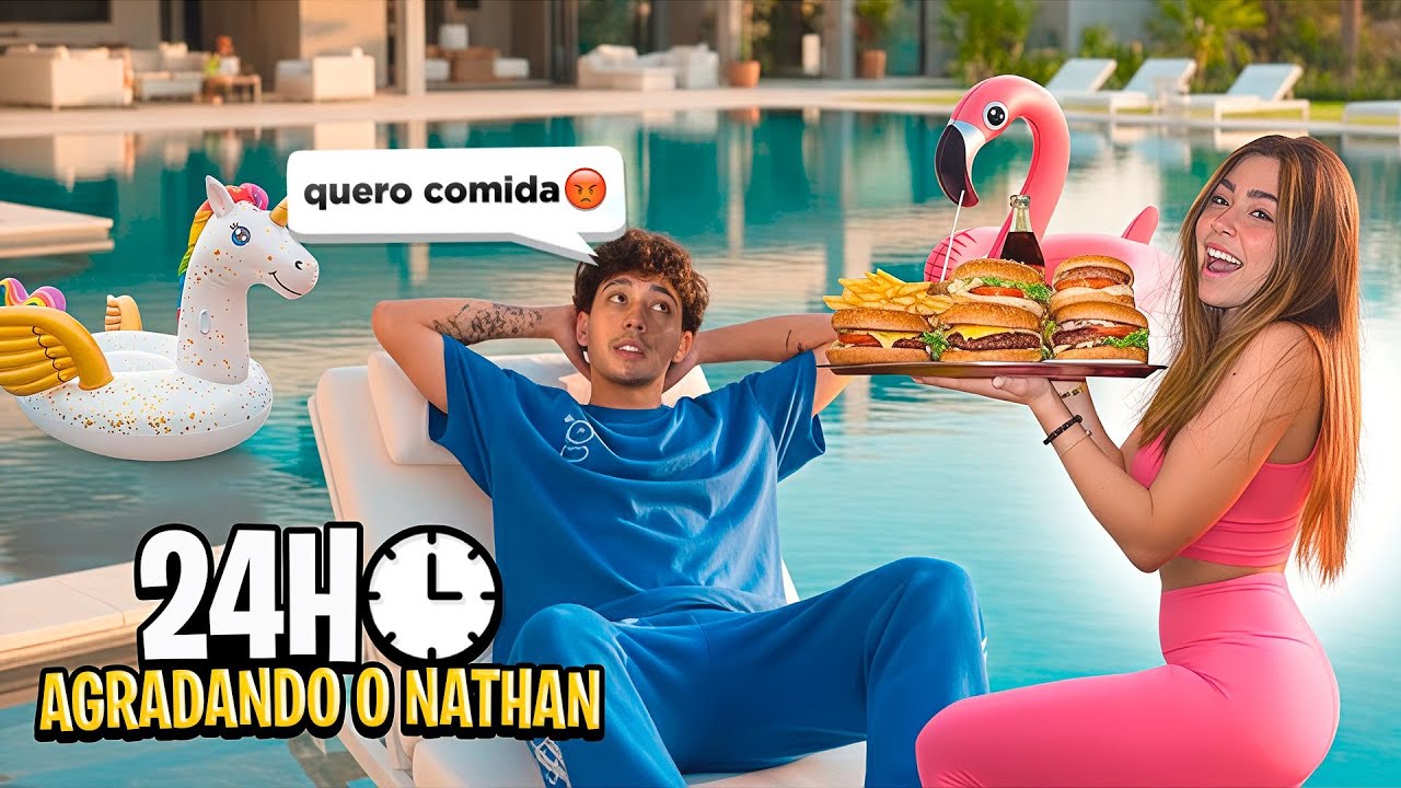 24 HORAS AGRADANDO O NATHAN 😭(ele se vingou)