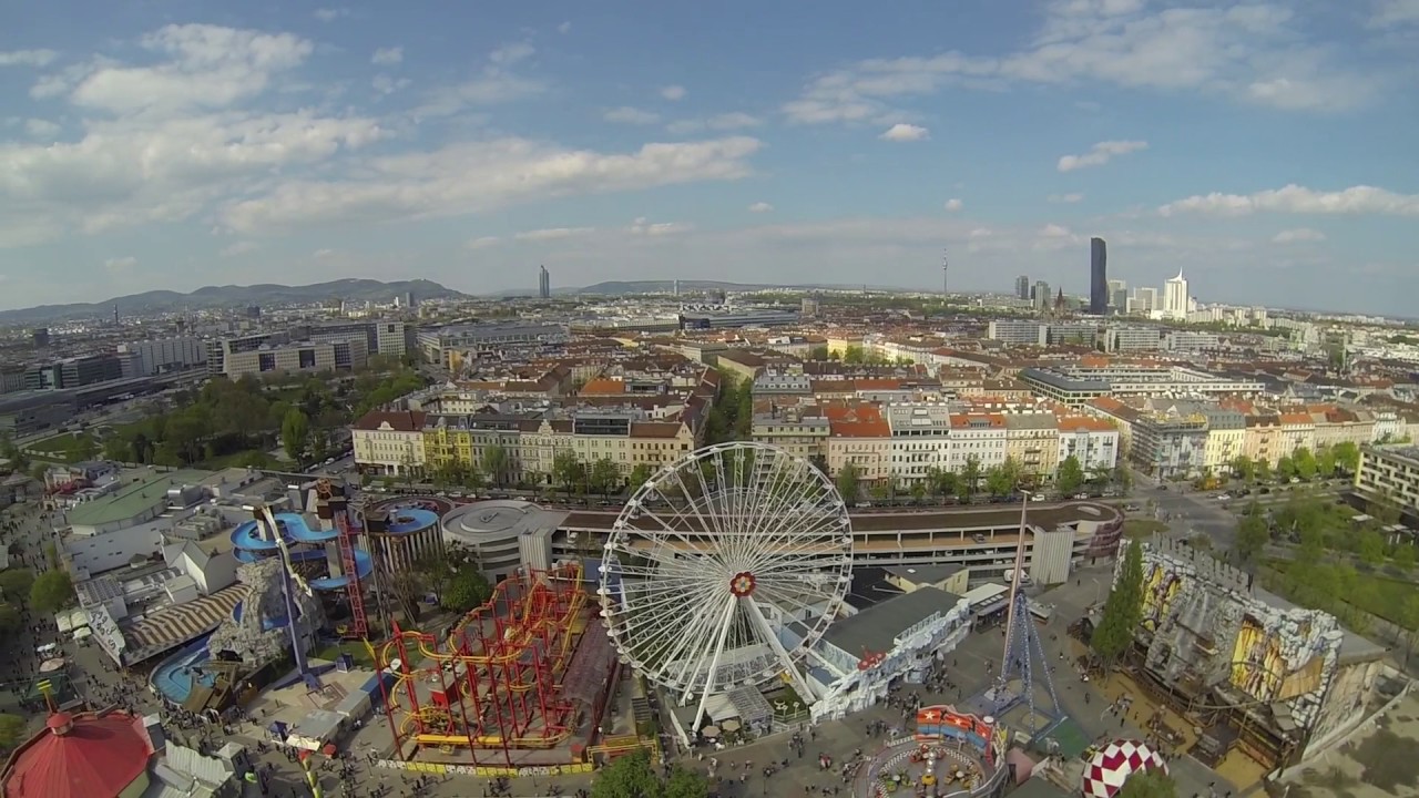 Funtime Gyro-Drop-Tower Freefall Wiener Freifallturm (Koidl) Prater Wien Vienna 2017 POV Onride 2
