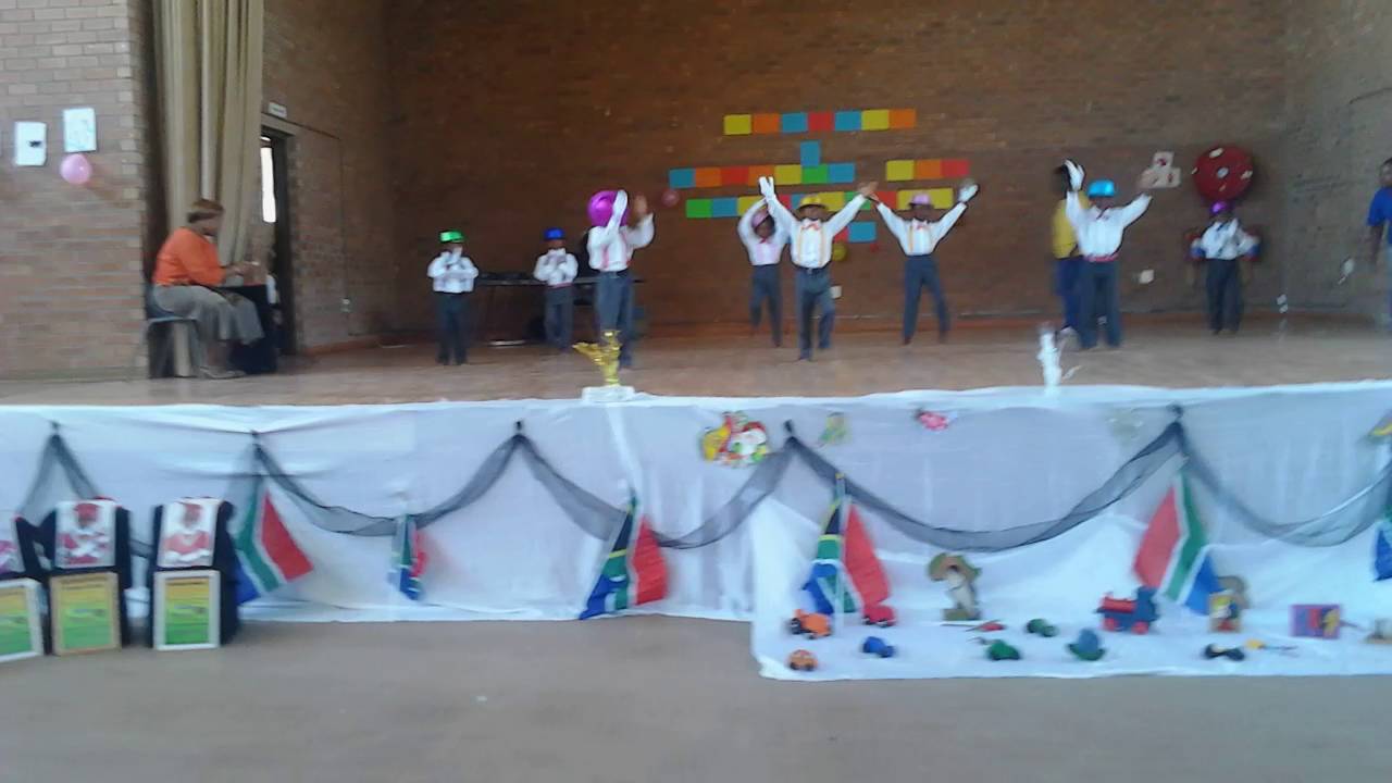 Grade R Pupils performing Sarafina- Ipeleng ECD site Bramfisherville soweto