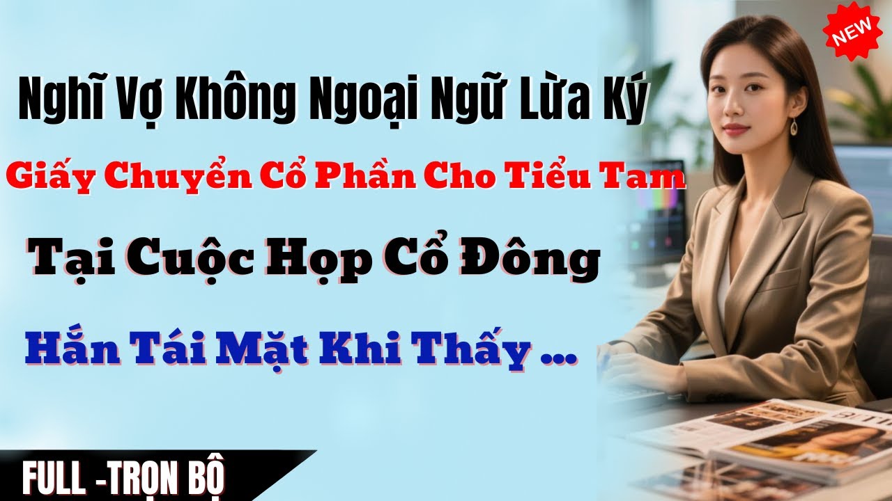 Nghĩ Vợ Không Biết Tiếng Anh Lừa Ký Giấy Chuyển Cổ Phần Cho Tiểu Tam – Tại Cuộc Họp Cổ Đông Hắn Tái