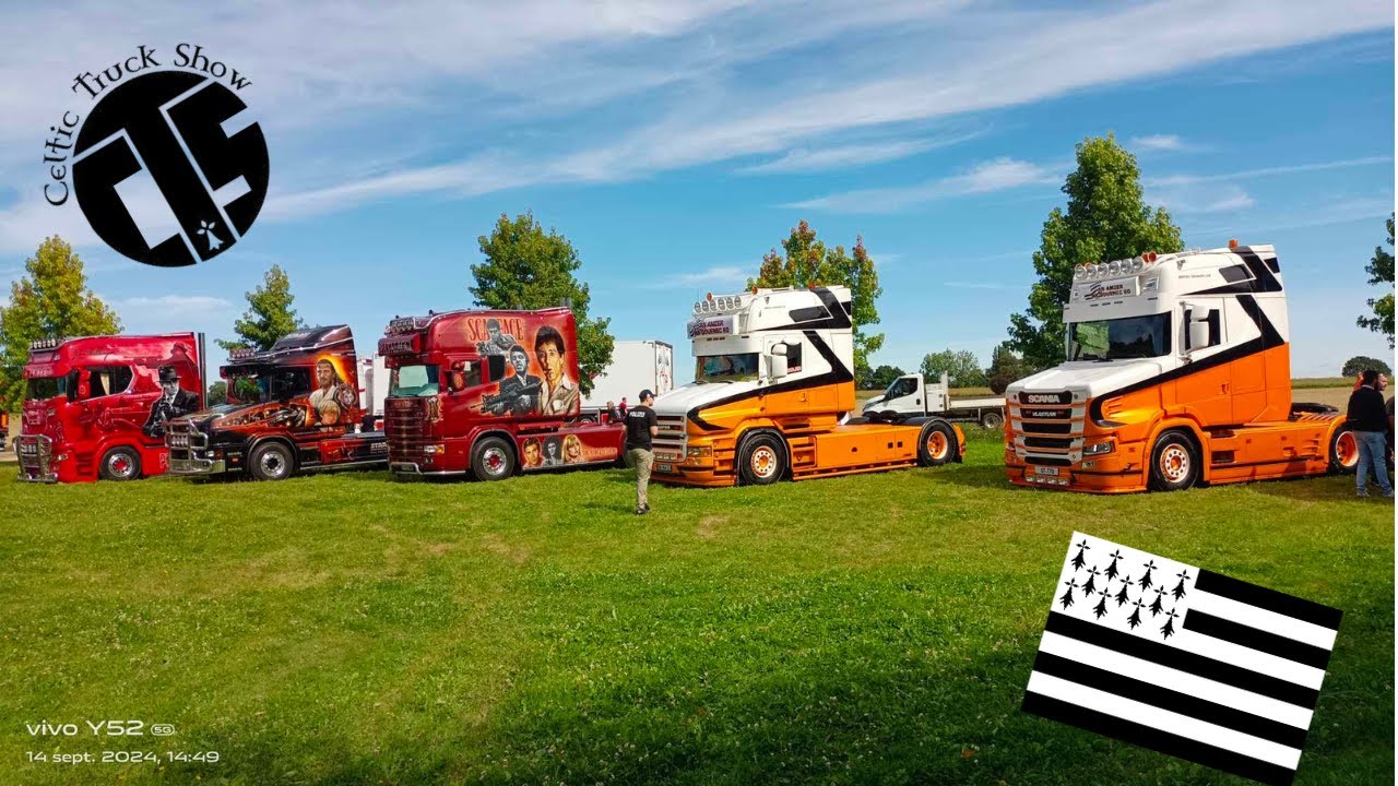Défilé du Celtic Truck Show 2024 (de jour)
