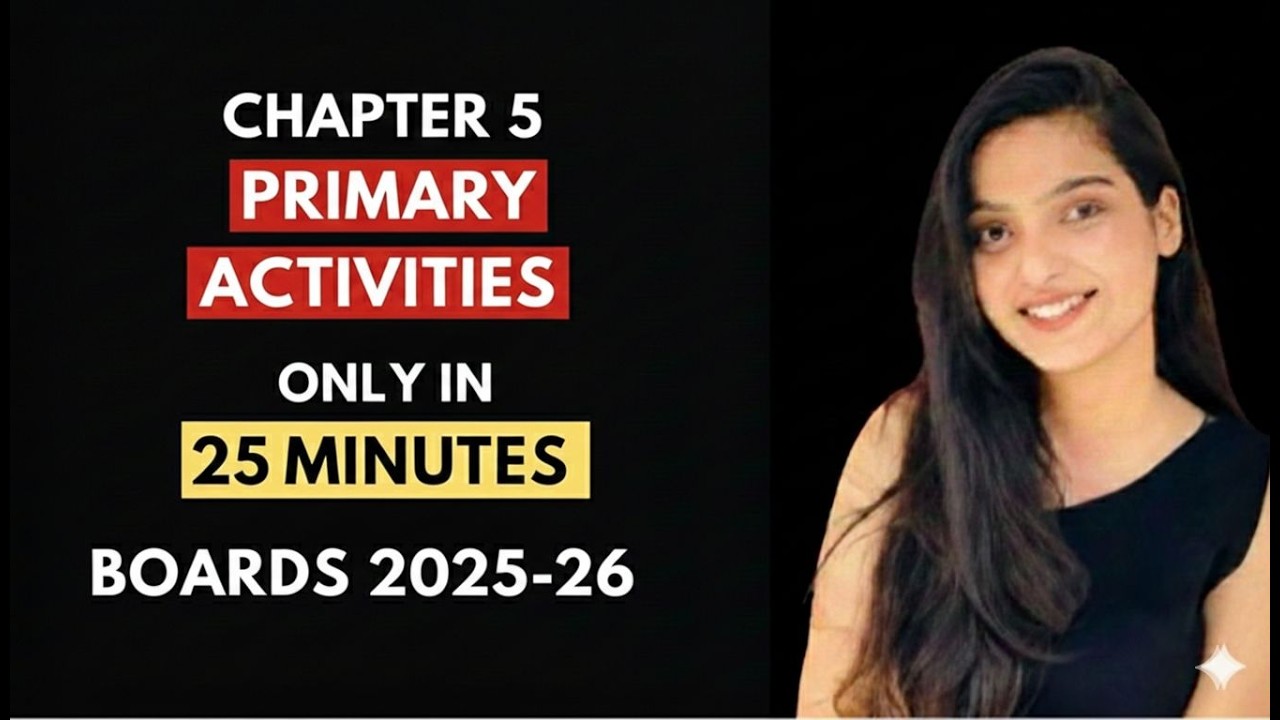 Primary Activities Only in 27 Minutes ONE SHOT🔥 | Class 12 Geography Chapter 5 | Boards 2025-26
